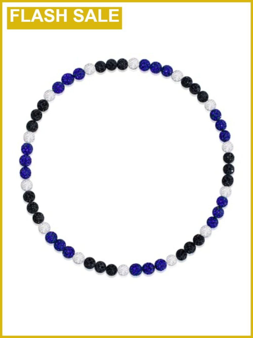 Stretch Elastic Baseball Necklace Beaded Sports Chain 18 Inch Game Day Gift